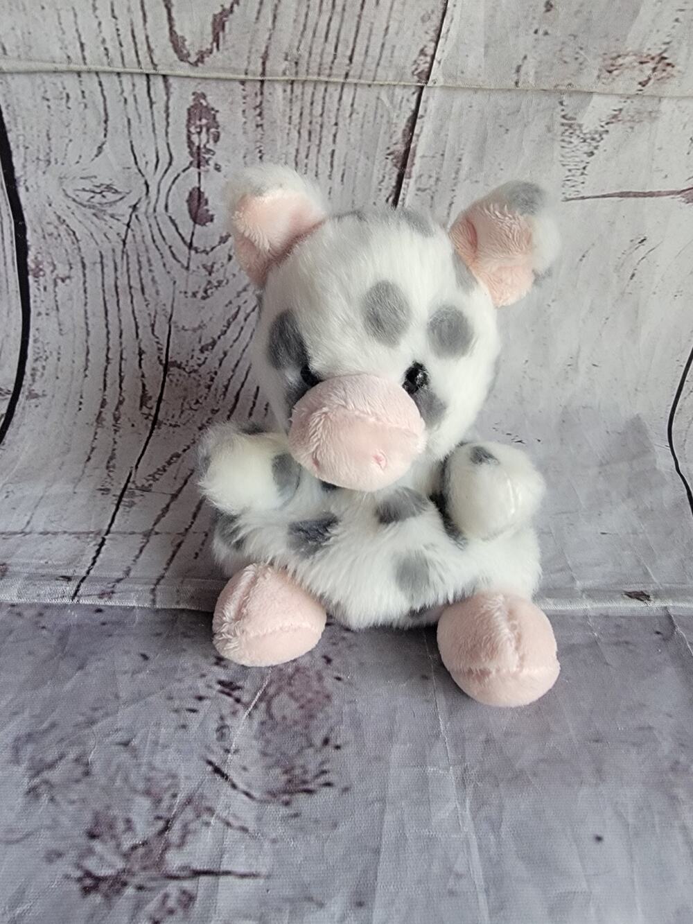 Piggy Spotted Piglet Mini Plush Palm Pals Soft Toy 4 inches